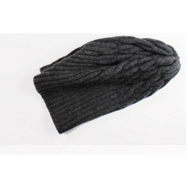 Hand Made Cashmere Hat Khika Gray Women Winter Hat